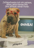 HUND Tier Vintage Ansichtskarte Postkarte CPSM #PAN881.A - Dogs