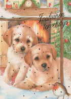 CANE Animale Vintage Cartolina CPSM #PAN589.A - Dogs