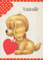 HUND Tier Vintage Ansichtskarte Postkarte CPSM #PAN491.A - Dogs