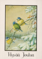UCCELLO Animale Vintage Cartolina CPSM #PAM973.A - Vogels