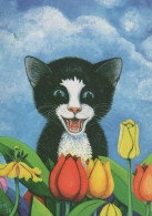 CAT KITTY Animals Vintage Postcard CPSM Unposted #PAM636.A - Katzen