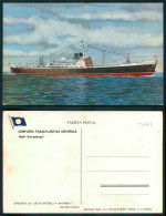 BARCOS SHIP BATEAU PAQUEBOT STEAMER [ BARCOS # 05264 ] - COMPAÑIA TRASATLANTICA ESPAÑOLA M/N COVADONGA - Paquebots