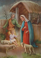Vierge Marie Madone Bébé JÉSUS Noël Religion Vintage Carte Postale CPSM #PBB885.A - Vierge Marie & Madones