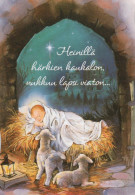 CHILDREN Scene Landscape Baby JESUS Vintage Postcard CPSM #PBB612.A - Szenen & Landschaften