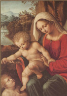 Vergine Maria Madonna Gesù Bambino Religione Vintage Cartolina CPSM #PBQ175.A - Virgen Maria Y Las Madonnas