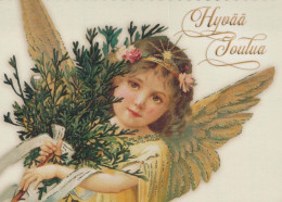 ANGE Noël Vintage Carte Postale CPSM #PBP465.A - Angeli