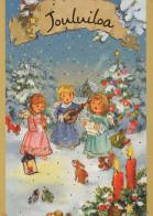 ÁNGEL Navidad Vintage Tarjeta Postal CPSM #PBP368.A - Anges