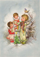 ENGEL Weihnachten Vintage Ansichtskarte Postkarte CPSM #PBP406.A - Anges