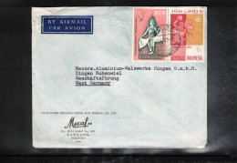 Indonesia 1962 Interesting Airmail Letter - Indonésie