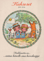 ENFANTS HUMOUR Vintage Carte Postale CPSM #PBV391.A - Humorous Cards