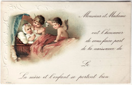 Ephemera / Imagerie, Faire-Part / ANONYME - N° 1005 / Monsieur Et Madame … Ont L'honneur De Vous Faire Part De La Naissa - Other & Unclassified
