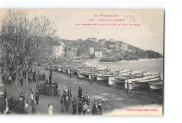 BANYULS SUR MER - Les Promeneurs Sur La Plage Le Jour De Noël - Très Bon état - Banyuls Sur Mer