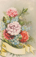 FLOWERS Vintage Postcard CPA #PKE721.A - Fleurs
