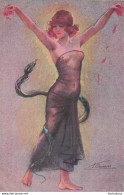 SUZANNE MEUNIER LA FEMME ET LE SERPENT FEMME NUE SOUS SA ROBE - Meunier, S.