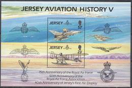 JERSEY  Block 7, Postfrisch **, Geschichte Der Luftfahrt, 1993 - Jersey