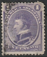 Timbre Argentine Oblitéré Avec Charnière. Antonio Gonzalèz Balcare 1873 N° 16 - Gebraucht