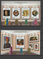 Togo 2015 Paintings Botticelli Sheetlet + S/s MNH - Andere & Zonder Classificatie
