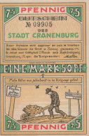 1.5 MARK 1921.Stadt KRANENBURG Rhine DEUTSCHLAND Notgeld Banknote #PF493 - [11] Lokale Uitgaven
