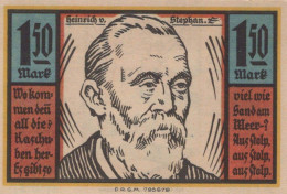 1.5 MARK 1914-1924 Stadt STOLP Pomerania UNC DEUTSCHLAND Notgeld Banknote #PD343 - [11] Local Banknote Issues