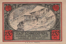 1.5 MARK 1914-1924 Stadt SCHNEIDEMÜHL Posen UNC DEUTSCHLAND Notgeld #PD318 - [11] Lokale Uitgaven