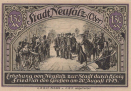 1.5 MARK 1914-1924 Stadt NEUSALZ Niedrigeren Silesia UNC DEUTSCHLAND Notgeld #PD273 - [11] Local Banknote Issues