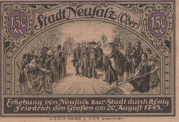 1.5 MARK 1914-1924 Stadt NEUSALZ Niedrigeren Silesia UNC DEUTSCHLAND Notgeld #PD276 - [11] Lokale Uitgaven