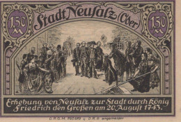 1.5 MARK 1914-1924 Stadt NEUSALZ Niedrigeren Silesia UNC DEUTSCHLAND Notgeld #PD256 - [11] Local Banknote Issues