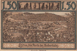 1.5 MARK 1914-1924 Stadt LÄHN Niedrigeren Silesia UNC DEUTSCHLAND Notgeld #PD213 - [11] Local Banknote Issues