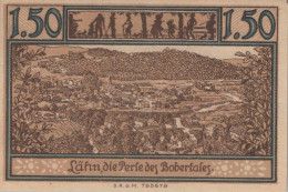 1.5 MARK 1914-1924 Stadt LÄHN Niedrigeren Silesia UNC DEUTSCHLAND Notgeld #PD196 - [11] Local Banknote Issues
