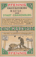 1.5 MARK 1914-1924 Stadt KRANENBURG Rhine UNC DEUTSCHLAND Notgeld #PA393 - [11] Local Banknote Issues