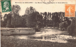 Carte POSTALE Ancienne De  CHALONS Sur MARNE - Entre MARTOUGUES & St GIBRIEN - Châlons-sur-Marne