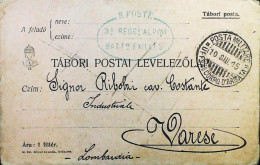 ITALY - WW1 – WWI Posta Militare 1915-1918 –  TABORI POSTAI Usata Dalla PM ITALIA (AGIAB) - S8089 - Militärpost (MP)