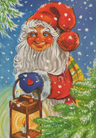 SANTA CLAUS Happy New Year Christmas Vintage Postcard CPSM #PAU487.GB - Santa Claus