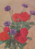FLOWERS Vintage Postcard CPSM #PAS592.GB - Flowers