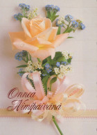 FLOWERS Vintage Postcard CPSM #PAS229.GB - Fleurs