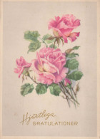 FLOWERS Vintage Postcard CPSM #PAR868.GB - Blumen