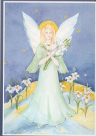 ANGEL CHRISTMAS Holidays Vintage Postcard CPSM #PAJ346.GB - Angeli