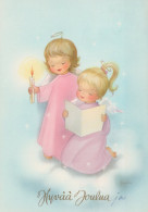 ANGEL CHRISTMAS Holidays Vintage Postcard CPSM #PAH589.GB - Anges