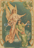 ANGEL CHRISTMAS Holidays Vintage Postcard CPSM #PAH649.GB - Angels