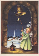 ANGEL CHRISTMAS Holidays Vintage Postcard CPSM #PAH142.GB - Angels