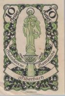 10 HELLER 1920 Stadt PIBERBACH Oberösterreich Österreich Notgeld Banknote #PE261 - [11] Emissions Locales