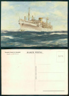 BARCOS SHIP BATEAU PAQUEBOT STEAMER [ BARCOS # 05274 ] -PORTUGAL COMPANHIA COLONIAL NAVEGAÇÃO PAQUETE IMPERIO 9-1968 - Steamers