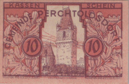 10 HELLER 1920 Stadt PERCHTOLDSDORF Niedrigeren Österreich Notgeld #PE417 - [11] Local Banknote Issues