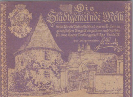 10 HELLER 1920 Stadt MELK Niedrigeren Österreich UNC Österreich Notgeld Banknote #PH071 - [11] Emisiones Locales