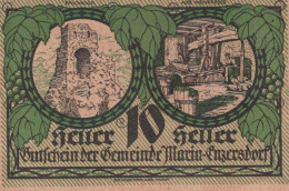 10 HELLER 1920 Stadt MELK Niedrigeren Österreich Notgeld Banknote #PD862 - [11] Local Banknote Issues