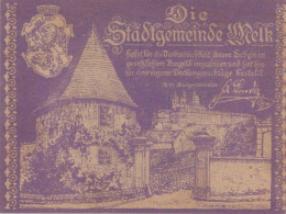 10 HELLER 1920 Stadt MELK Niedrigeren Österreich Notgeld Banknote #PD804 - [11] Emisiones Locales