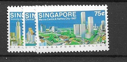 1987 MNH Singapore Mi 520-22, Postfris** - Singapur (1959-...)