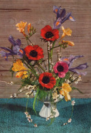 FLEURS Vintage Carte Postale CPSM #PAR209.FR - Flowers