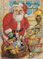 PÈRE NOËL NOËL Fêtes Voeux Vintage Carte Postale CPSM #PAK174.FR - Santa Claus
