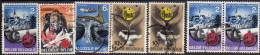 Belgique 1968 Série Historique, Dessins De Luc Verstraete. COB 1448 à 1451 (complet), + 1451, + 1448 En Paire - Used Stamps